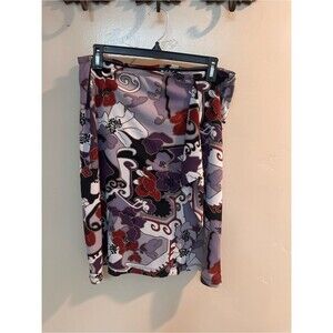BCBG Floral Print Skirt Size S